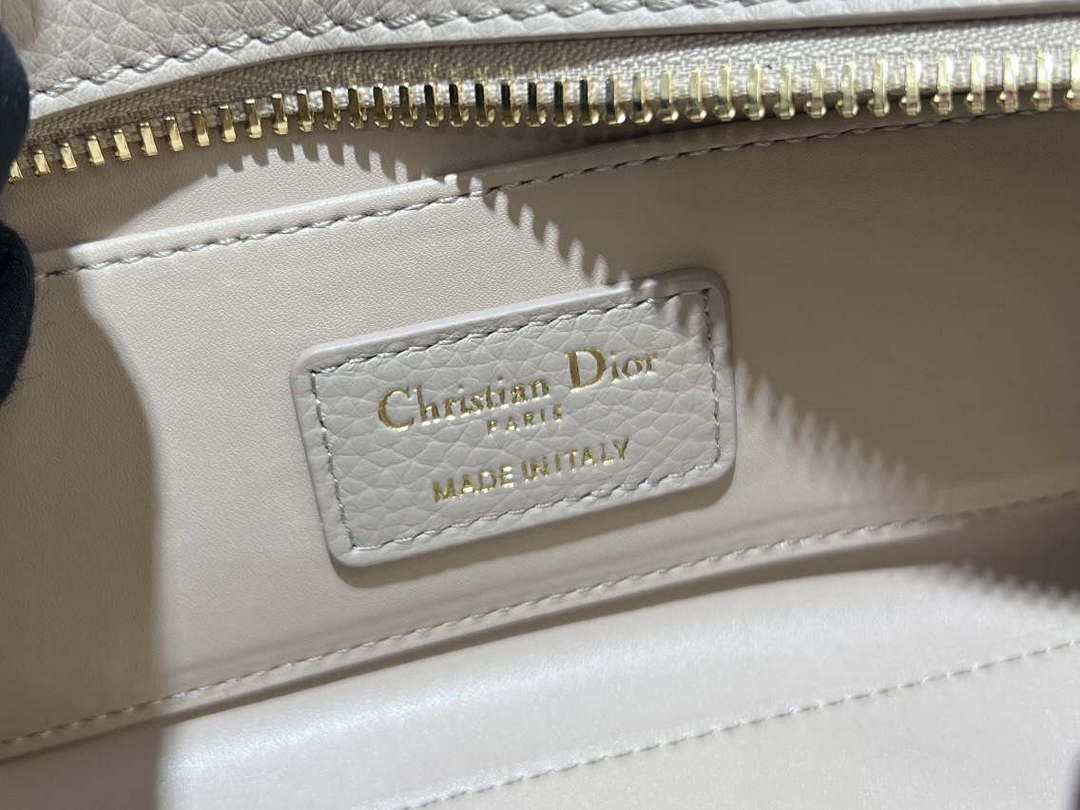 Dior M1151 Small Lady D-Sire My ABCDior Bag Nude Bull Leather - Default Title - View 9
