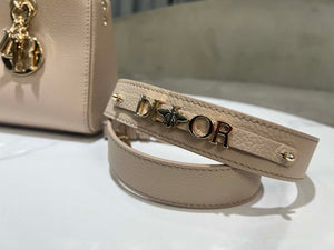 Dior M1151 Small Lady D-Sire My ABCDior Bag Nude Bull Leather - Default Title - View 10