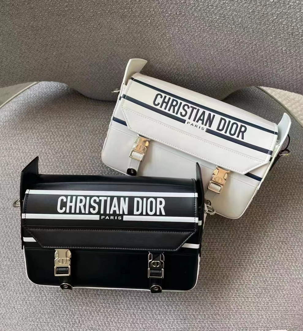 Dior M1243 Small Diorcamp Bag Black Smooth Calfskin - Default Title - View 1