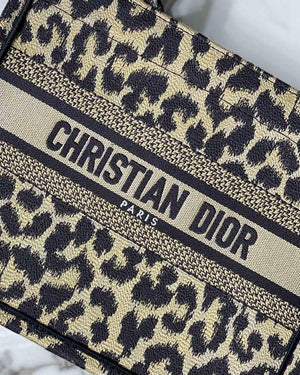 Dior M1265 Small Book Tote Beige Multicolor Mizza Embroidery - Default Title - View 3