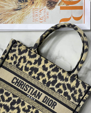Dior M1265 Small Book Tote Beige Multicolor Mizza Embroidery - Default Title - View 4