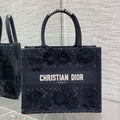 Dior M1265 Small Book Tote  Embroidery with 3D Macram¨¦ Effect M9623 - Default Title - View 1