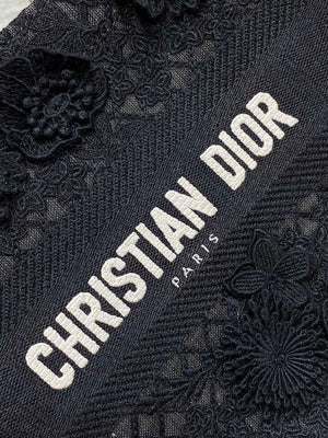 Dior M1265 Small Book Tote  Embroidery with 3D Macram¨¦ Effect M9623 - Default Title - View 2