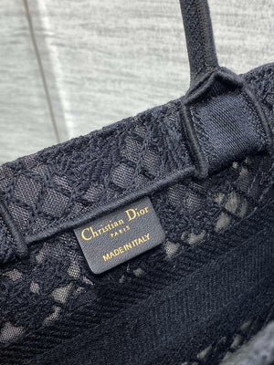 Dior M1265 Small Book Tote  Embroidery with 3D Macram¨¦ Effect M9623 - Default Title - View 9