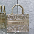 Dior M1265 Small Book Tote  Embroidery with 3D Macram¨¦ Effect M9624 - Default Title - View 1