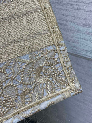 Dior M1265 Small Book Tote  Embroidery with 3D Macram¨¦ Effect M9624 - Default Title - View 5