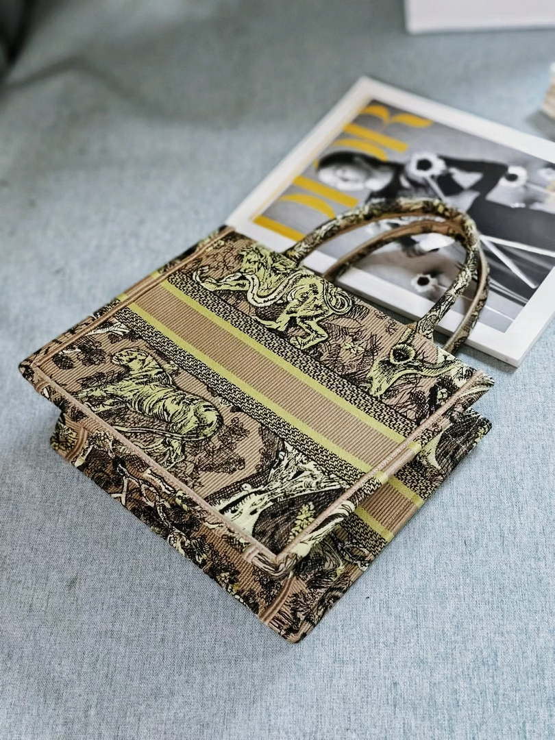 Dior M1265 Small Book Tote Toile de Jouy Embroidery M9629 - Default Title - View 7