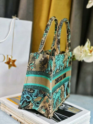 Dior M1265 Small Book Tote Toile de Jouy Embroidery M9630 - Default Title - View 7