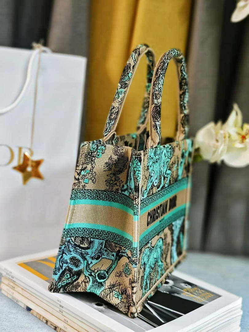 Dior M1265 Small Book Tote Toile de Jouy Embroidery M9630 - Default Title - View 7