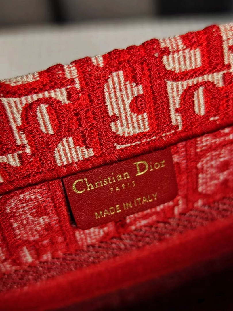 Dior M1265 Small Book Tote Toile de Jouy Embroidery M9631