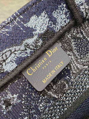 Dior M1265 Small Book Tote Toile de Jouy Sauvage Embroidery M9602 - Default Title - View 9