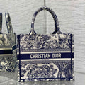 Dior M1265 Small Book Tote Toile de Jouy Sauvage Embroidery M9603 - Default Title - View 1