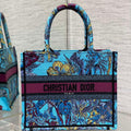 Dior M1265 Small Book Tote Toile de Jouy Sauvage Embroidery M9604 - Default Title - View 1