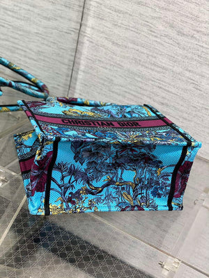 Dior M1265 Small Book Tote Toile de Jouy Sauvage Embroidery M9604 - Default Title - View 7