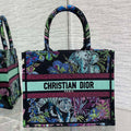 Dior M1265 Small Book Tote Toile de Jouy Sauvage Embroidery M9605 - Default Title - View 1