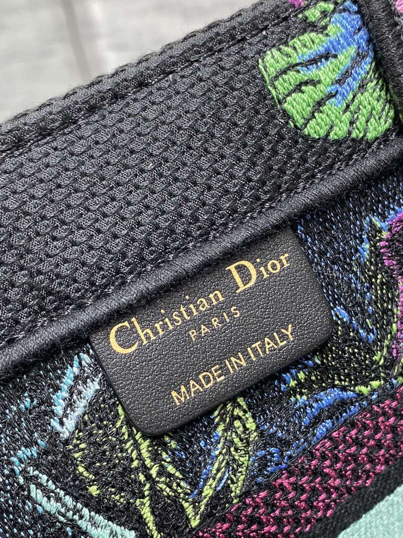 Dior M1265 Small Book Tote Toile de Jouy Sauvage Embroidery M9605 - Default Title - View 9
