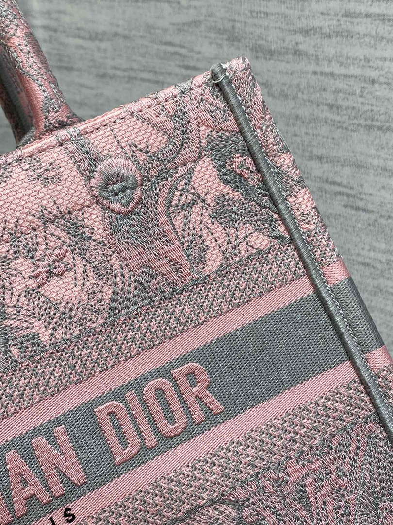 Dior M1265 Small Book Tote Toile de Jouy Sauvage Embroidery M9606 - Default Title - View 3