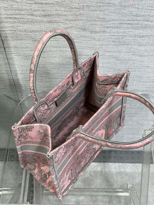 Dior M1265 Small Book Tote Toile de Jouy Sauvage Embroidery M9606 - Default Title - View 8