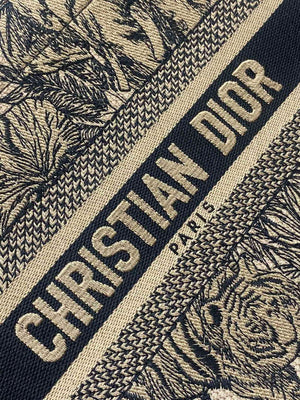Dior M1265 Small Book Tote Toile de Jouy Sauvage Embroidery M9607 - Default Title - View 2