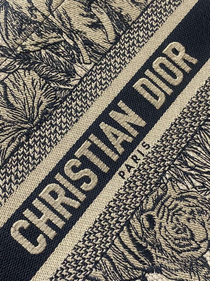 Dior M1265 Small Book Tote Toile de Jouy Sauvage Embroidery M9607 - Default Title - View 2