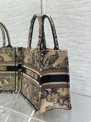 Dior M1265 Small Book Tote Toile de Jouy Sauvage Embroidery M9607 - Default Title - View 5