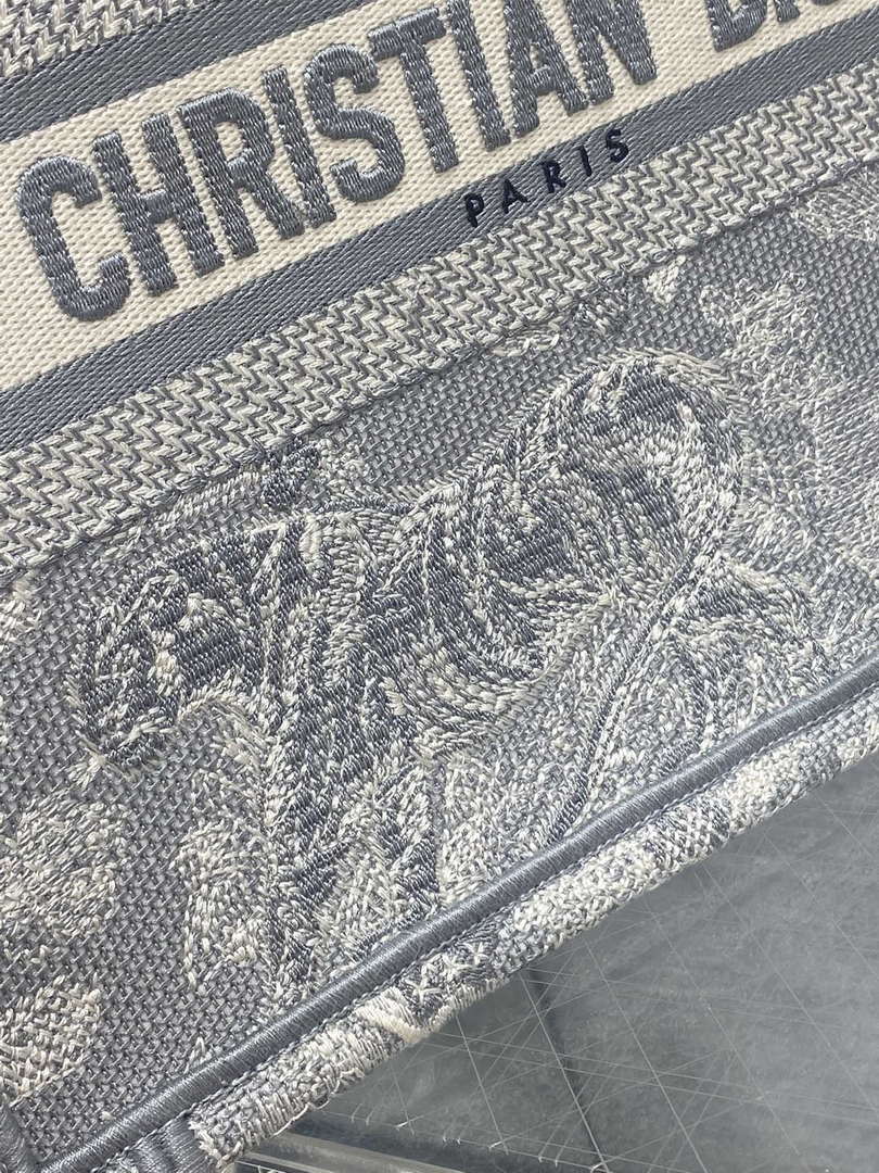 Dior M1265 Small Book Tote Toile de Jouy Sauvage Embroidery M9609 - Default Title - View 3