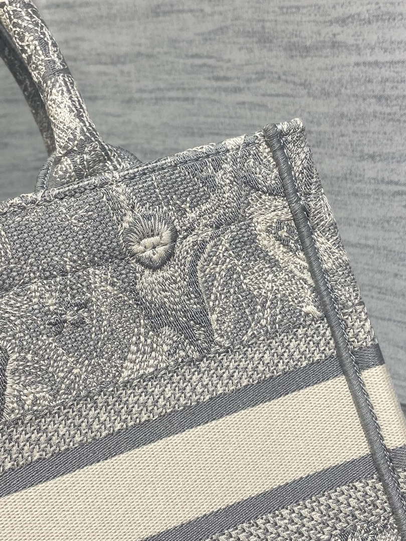 Dior M1265 Small Book Tote Toile de Jouy Sauvage Embroidery M9609 - Default Title - View 5