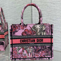 Dior M1265 Small Book Tote Toile de Jouy Sauvage Embroidery M9610 - Default Title - View 1