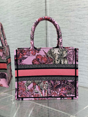 Dior M1265 Small Book Tote Toile de Jouy Sauvage Embroidery M9610 - Default Title - View 4