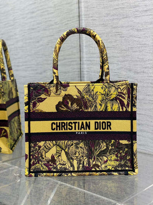 Dior M1265 Small Book Tote Toile de Jouy Sauvage Embroidery M9611 - Default Title - View 1