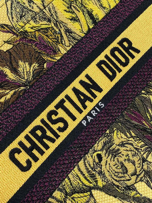 Dior M1265 Small Book Tote Toile de Jouy Sauvage Embroidery M9611 - Default Title - View 2