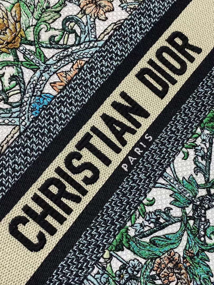 Dior M1265 Small Book Tote Toile de Jouy Sauvage Embroidery M9613 - Default Title - View 2