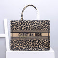 Dior M1286 Dior Book Tote Beige  Multicolor Mizza Embroidery - luxibagsmall