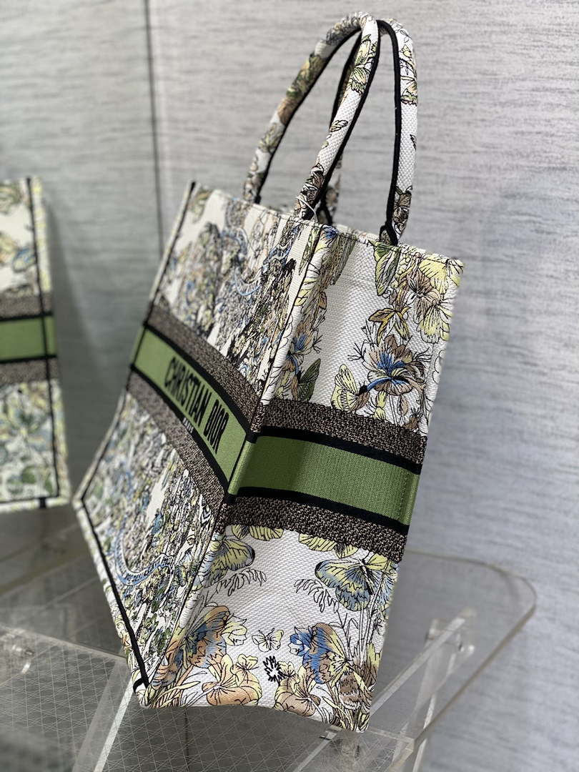 Dior M1286 Large Book Tote Butterfly Bandana Embroidery M105