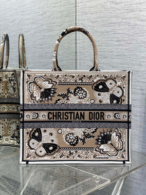 Dior M1286 Large Book Tote Butterfly Bandana Embroidery M106 - Default Title - View 1
