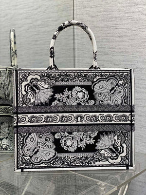 Dior M1286 Large Book Tote Butterfly Bandana Embroidery M107 - Default Title - View 4