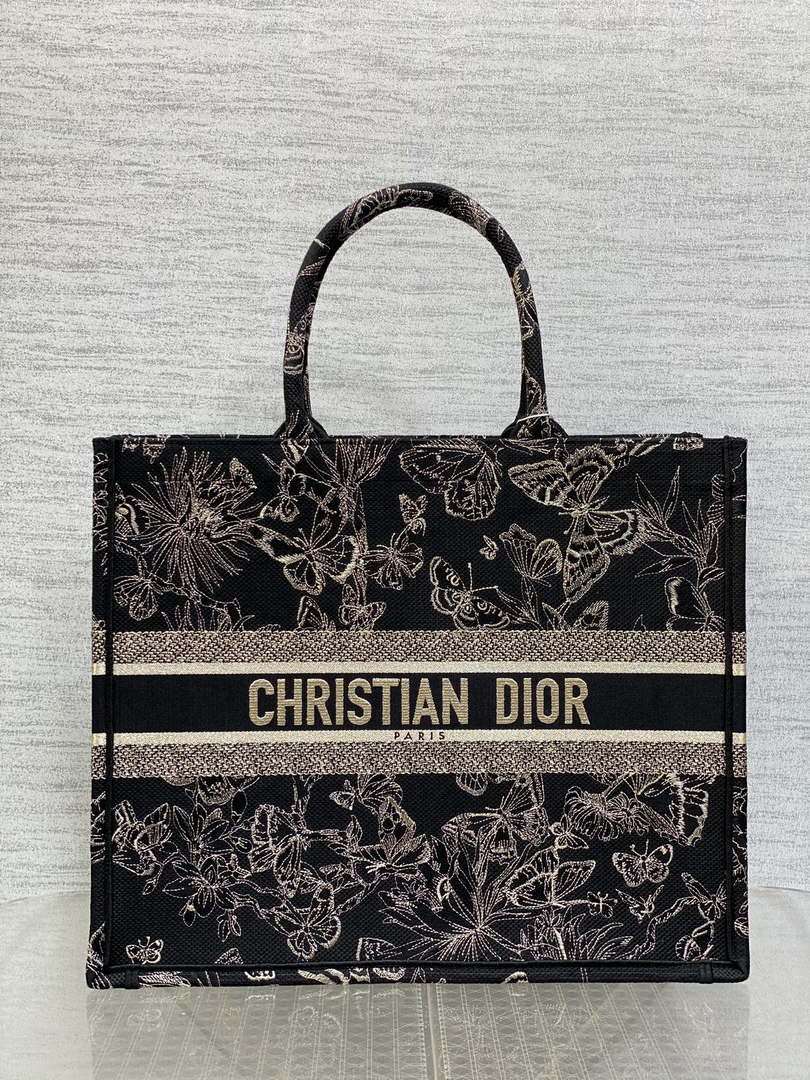 Dior M1286 Large Book Tote Butterfly Bandana Embroidery M108 - Default Title - View 1