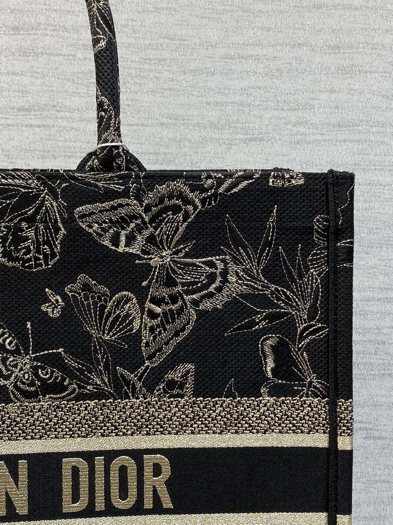 Dior M1286 Large Book Tote Butterfly Bandana Embroidery M108