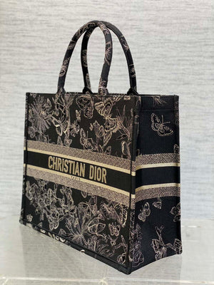 Dior M1286 Large Book Tote Butterfly Bandana Embroidery M108 - Default Title - View 6