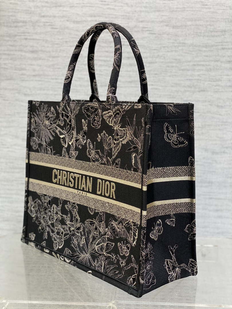 Dior M1286 Large Book Tote Butterfly Bandana Embroidery M108 - Default Title - View 6