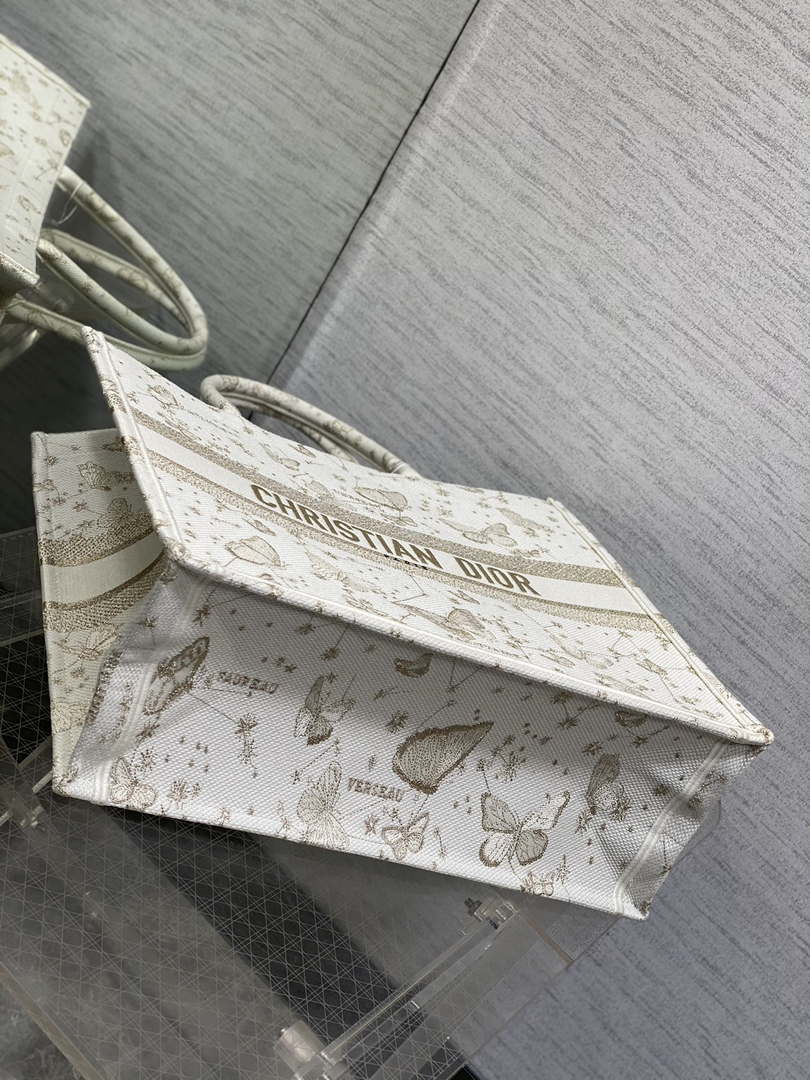 Dior M1286 Large Book Tote Butterfly Bandana Embroidery M109