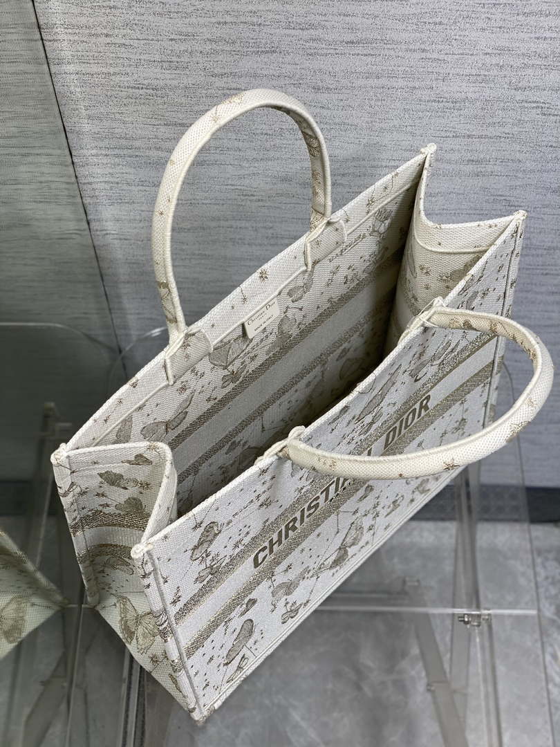 Dior M1286 Large Book Tote Butterfly Bandana Embroidery M109