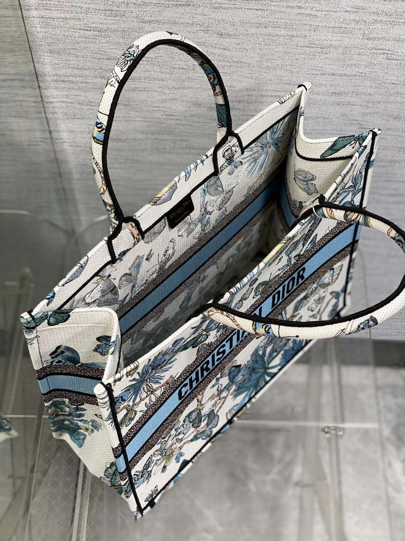 Dior M1286 Large Book Tote Butterfly Bandana Embroidery M120 - Default Title - View 8