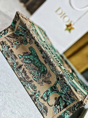 Dior M1286 Large Book Tote Toile de Jouy Embroidery M1101 - Default Title - View 8