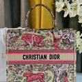 Dior M1286 Large Book Tote Toile de Jouy Embroidery M1102 - Default Title - View 1