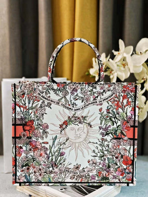 Dior M1286 Large Book Tote Toile de Jouy Embroidery M1105 - Default Title - View 6