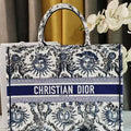 Dior M1286 Large Book Tote Toile de Jouy Embroidery M1107 - Default Title - View 1