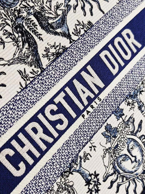 Dior M1286 Large Book Tote Toile de Jouy Embroidery M1107 - Default Title - View 5