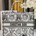 Dior M1286 Large Book Tote Toile de Jouy Embroidery M1108 - Default Title - View 1