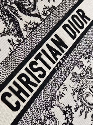 Dior M1286 Large Book Tote Toile de Jouy Embroidery M1108 - Default Title - View 7